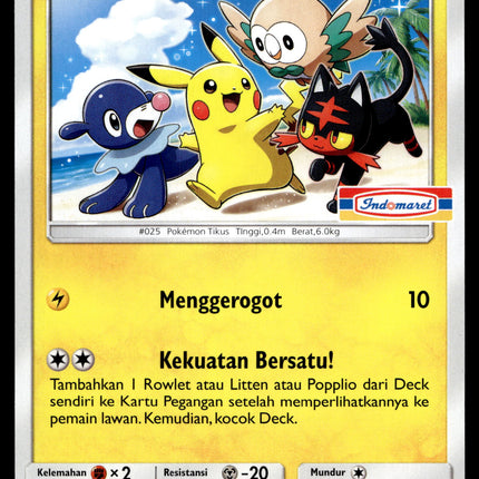 Pikachu - 009/SM-P - PSA NM - Indonesian - Indomart - Promo - Pokemon - A1-62