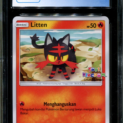 Litten - 170/SM-P - CGC 10 - Sun & Moon Promos - Indonesian - Toys Kingdom - Pokemon - 94154