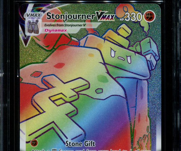 stonjourner vmax pokemon card price Stonjourner Vmax - 205/202 - CGC 10 Pristine - Sword & Shield