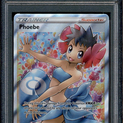 Phoebe - 161/163 - PSA 10 - Full Art - Battle Styles - Pokemon - 30049