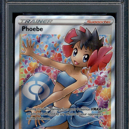 Phoebe - 161/163 - PSA 10 - Full Art - Battle Styles - Pokemon - 18209