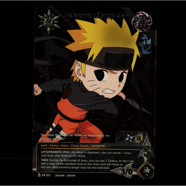 Naruto Uzumaki - PR 072 - NM - Foil - Promo - Naruto CCG - E1-53