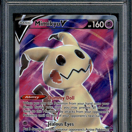 Mimikyu V - 148/163 - PSA 10 - Full Art - Battle Styles - Pokemon - 30219