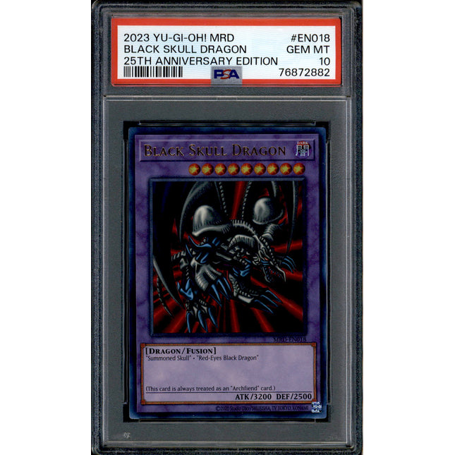 Black Skull Dragon - MRD-EN018 - PSA 10 - Ultra - Metal Raiders - Pokemon - 72882