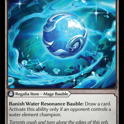 Water Resonance Bauble - DOA Alter EN-059 - Uncommon - Near Mint - Foil - Grand Archive TCG