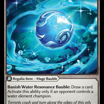 Water Resonance Bauble - DOA 1st EN-059 - Uncommon - Near Mint - Foil - Grand Archive TCG