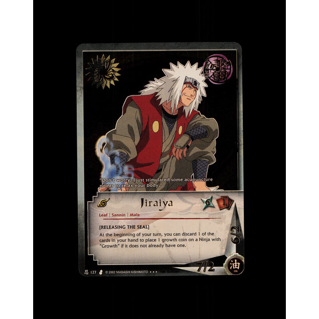 Jiraiya - 127 - NM - 1st Edition - Foil - Naruto CCG - D4-339