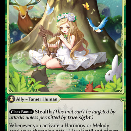 Wilderness Harpist - DOA 1st EN-230 - Common - Near Mint - Foil - Grand Archive TCG