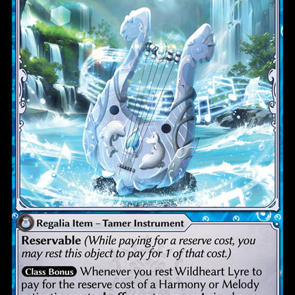 Wildheart Lyre - FTC EN-018 - x1 - R - NM - Foil - Grand Archive TCG
