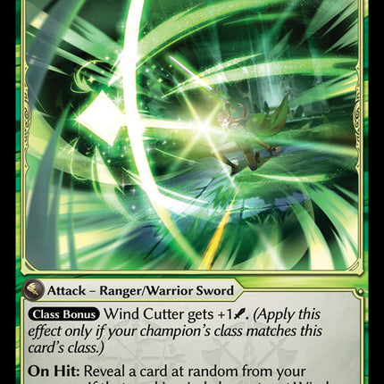 Wind Cutter - DOA 1st EN-231 - Common - Near Mint - Foil - Grand Archive TCG