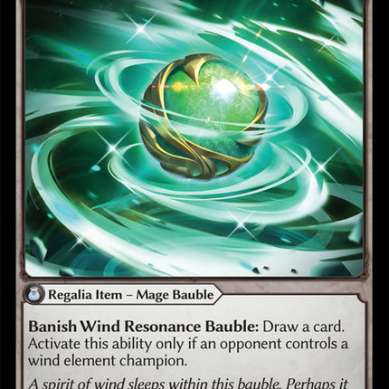 Wind Resonance Bauble - DOA Alter EN-060 - x1 - Uncommon - Near Mint - Non-Foil - Grand Archive TCG