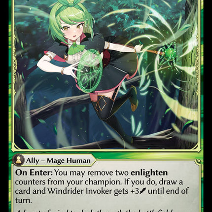 Windrider Invoker - FTC EN-082 - x4 - UC - NM - Non-Foil - Grand Archive TCG