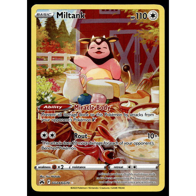 Miltank - GG24/GG70 - NM - Art Rare - Crown Zenith - Pokemon - A8-76