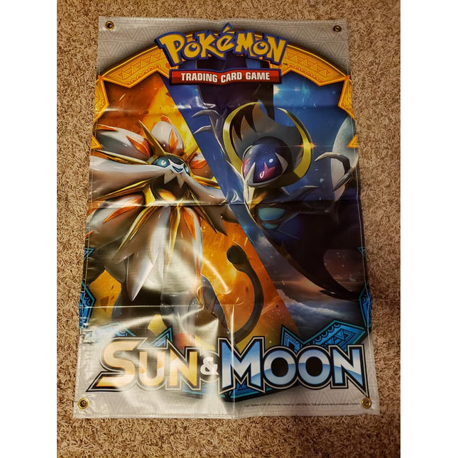 Solgaleo - Lunala - Sun & Moon Distributor Tarp Banner