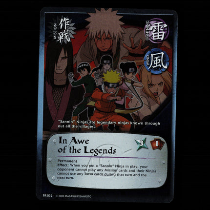 In Awe of the Legends - PR 032 - NM - Foil - Promo - Naruto CCG - E1-20