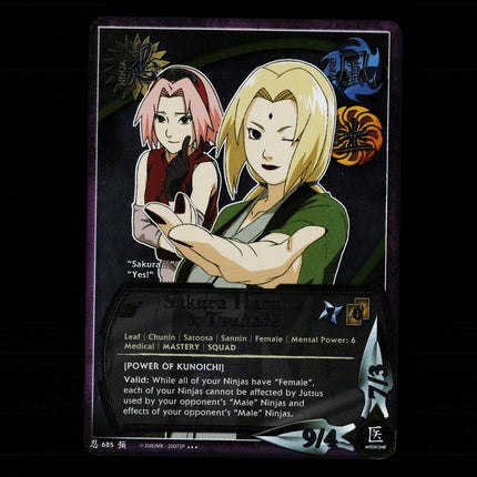 Sakura Haruno & Tsunade - 685 - NM - Character - Foil - Naruto CCG - E1-31