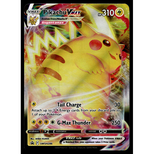 Pikachu Vmax - SWSH286 - NM - Ultra Rare - Promo - Pokemon - A9-54