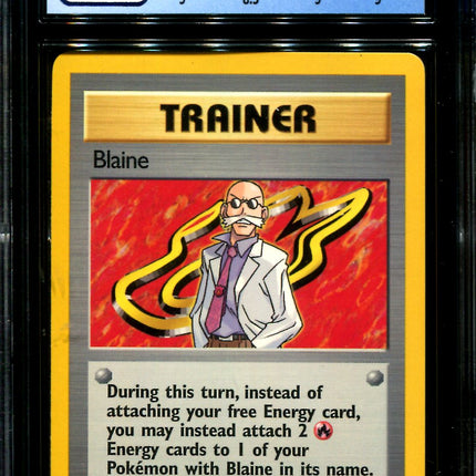 Blaine - 100/132 - CGC 9 - 1st Edition - Gym Challenge - Pokemon - 72079