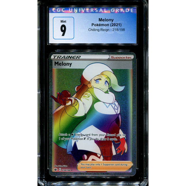 Melony - 218/198 - CGC 9 - Chilling Reign - Hyper Rare - Pokemon - 91290