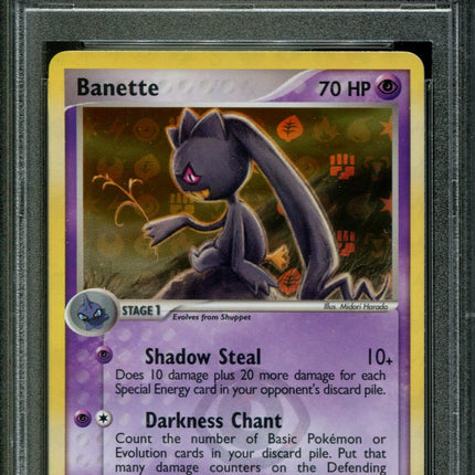 Banette - 1/101 - PSA 9 - Reverse Holo - Hidden Legends - Pokemon - 64997
