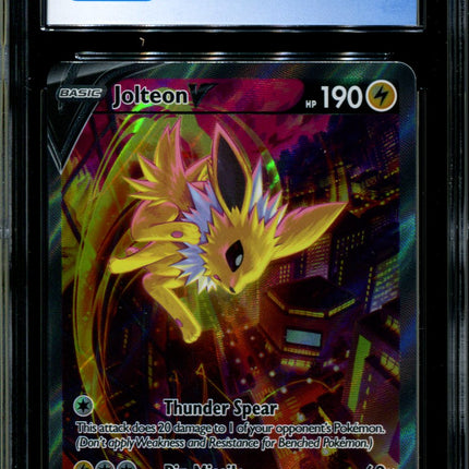 Jolteon V - SWSH183 - CGC 9 - Black Star Promos - Alternate Art - Pokemon - 92335