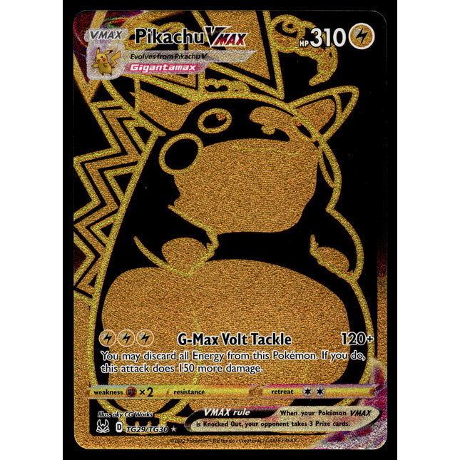 Pikachu Vmax - TG29/TG30 - NM - Secret Rare - Lost Origin - Pokemon - A7-13