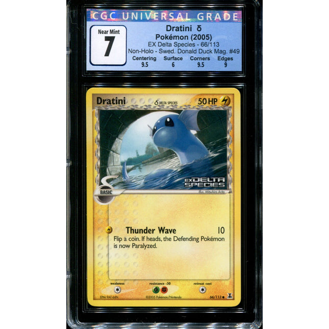 Dratini - 66/113 - CGC 7 - Donald Duck Magazine - 36686