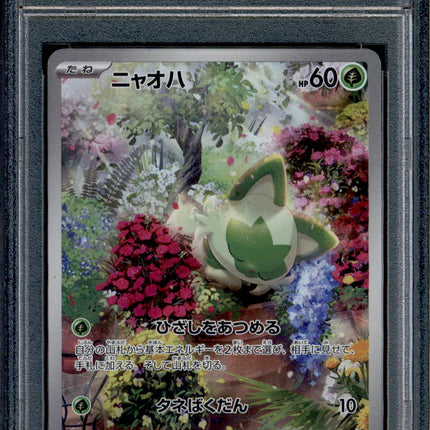 Sprigatito - 075/073 - PSA 10 - AR Japanese - SV1a - Pokemon - 55776