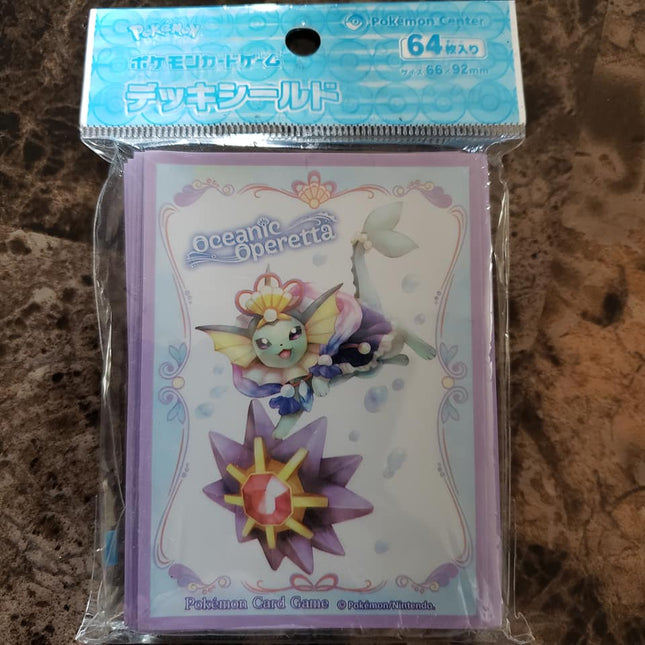 Oceanic Operetta - Pokemon Vaporeon Starmie Sleeves - 64 Sleeves - Japanese