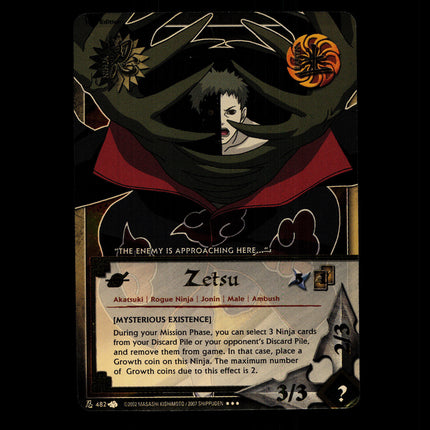 Zetsu - 482 - NM - 1st Edition - Foil - Naruto CCG - D4-152