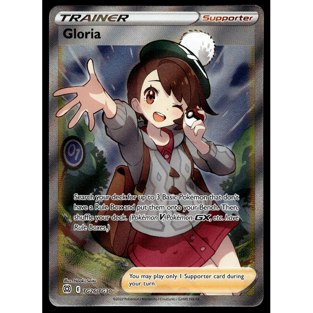 Gloria - TG26/TG30 - NM - Full Art - Brilliant Stars - Pokemon - C3-36