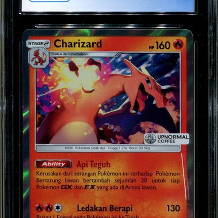 Charizard - 080/SM-P - CGC 9.5 - Sun & Moon Promos - Indonesian - Upnormal Coffee - Pokemon - 94129