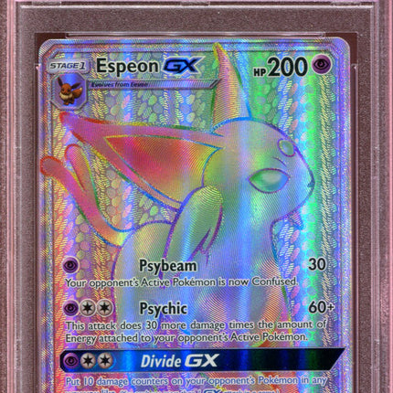 Espeon GX - Hyper Rare - Sun & Moon Base Set - 152/149 - PSA 9