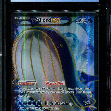 Wailord EX - 147/160 - CGC 7.5 Near Mint+ - Primal Clash - 02050