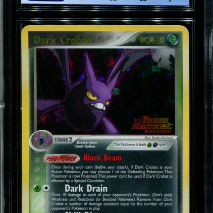 Dark Crobat - 3/109 - CGC 9 Mint - Reverse Holo - Team Rocket Returns - 36669