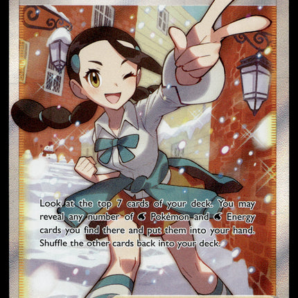 Candice - 189/195 - PSA NM - Full Art - Silver Tempest - Pokemon - A5-44