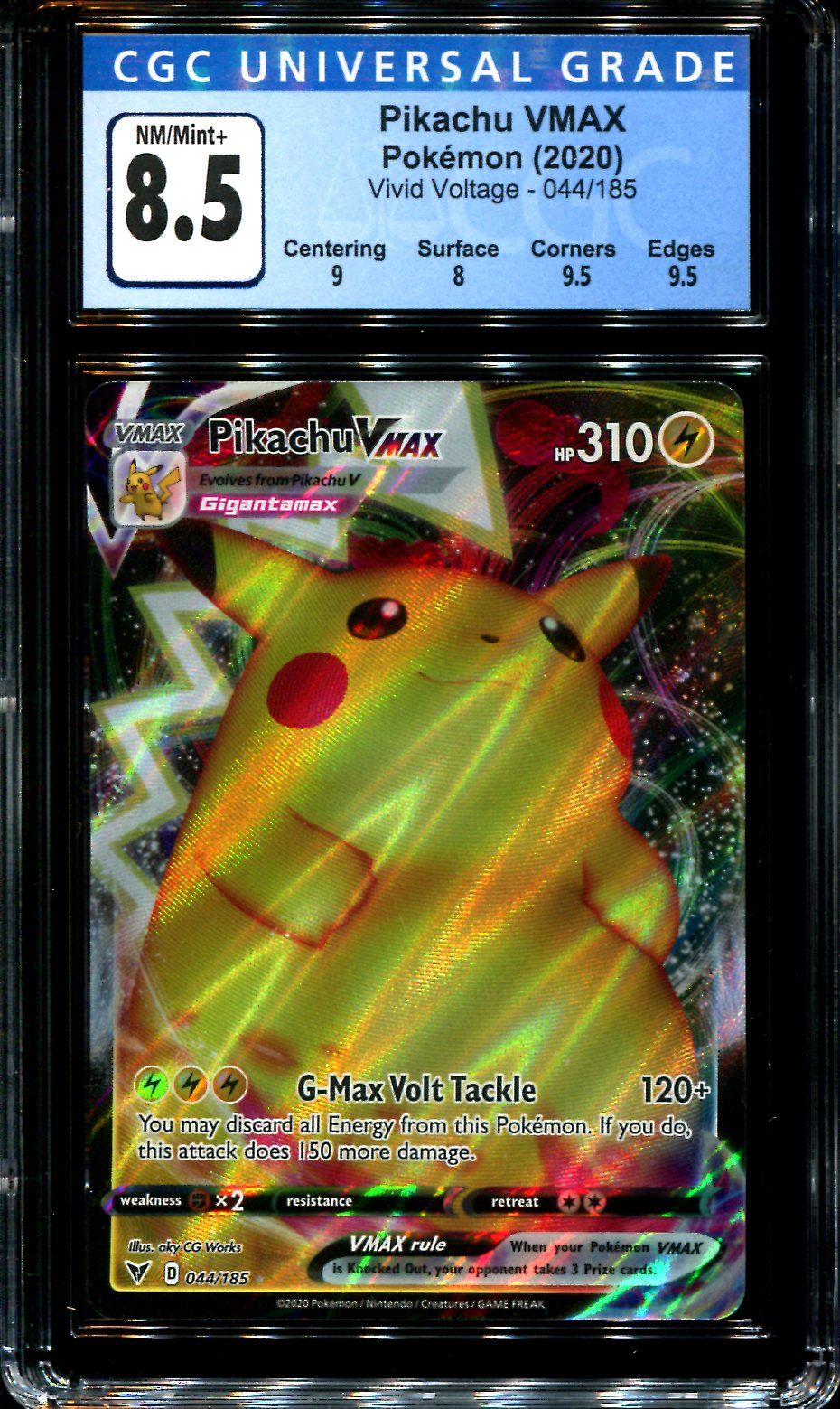 Pikachu VMAX 044/185 Vivid Voltage