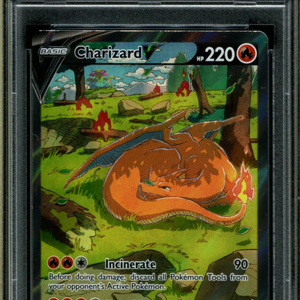 Charizard V - SWSH260 - PSA 9 - Alternate Art - Black Star Promo - Pokemon - 56411