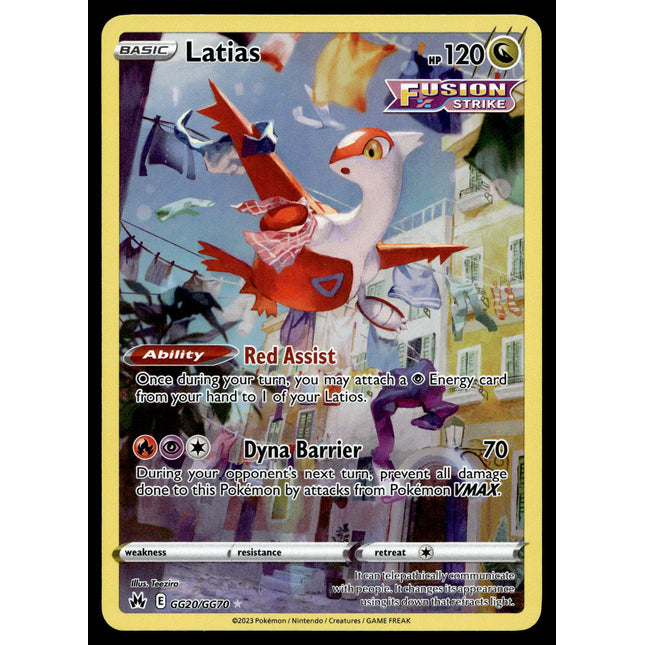 Latias - GG20/GG70 - NM - Full Art - Crown Zenith - Pokemon - A6-26