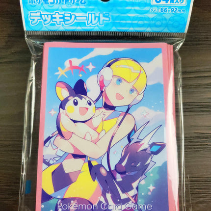 Elesa Emolga & Zebstrika - Set of 64 Sleeves - Japanese - Pokemon Center