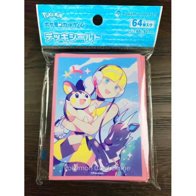 Elesa Emolga & Zebstrika - Set of 64 Sleeves - Japanese - Pokemon Center