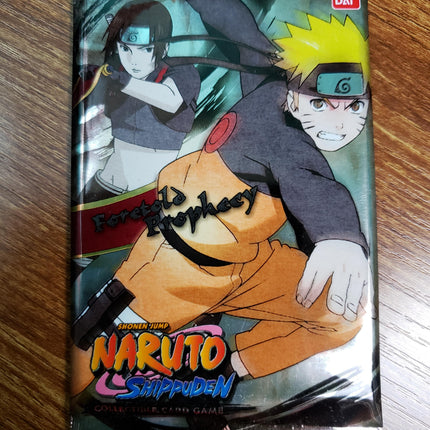 Foretold Prophecy - Set 15 - Booster Pack x1 - Naruto & Sai Art - Naruto CCG Card Game - Sealed
