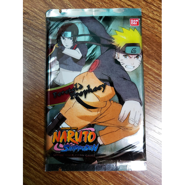 Foretold Prophecy - Set 15 - Booster Pack x1 - Naruto & Sai Art - Naruto CCG Card Game - Sealed