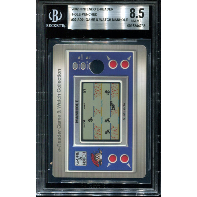 Game & Watch Manhole - BGS 8.5 - Hole-Punched - E-reader - Nintendo - 44783