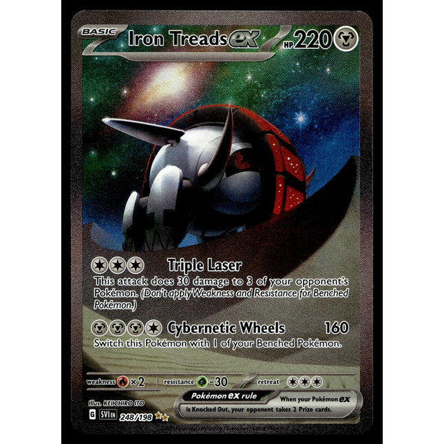 Iron Treads ex - 248/198 - NM - Alt Art - Scarlet & Violet - Pokemon - A8-62