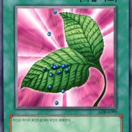 Goblin's Secret Remedy - LOB-K099 - Korean - Yu-Gi-Oh - Near Mint - Rare - Legend of Blue Eyes White Dragon
