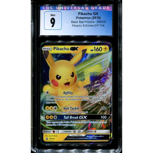 Pikachu GX - SM232 - CGC 9 - Black Star Promos - Ultra Rare - Pokemon - 94307