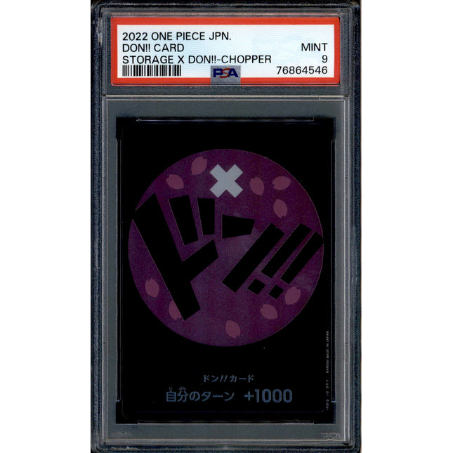 Chopper Don Card - Promo Storage - PSA 9 - Japanese Holo - Box - One Piece - 64546