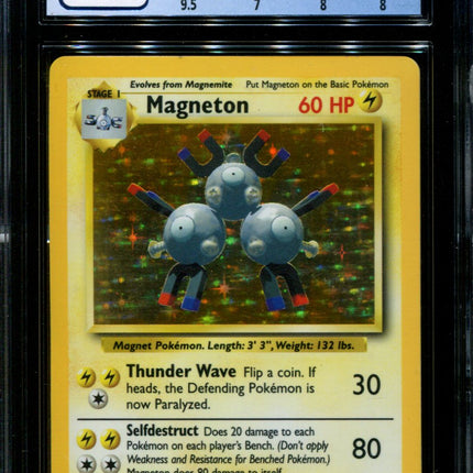 Magneton - 9/102 - CGC 7.5 - Holo - Base Set - 36046