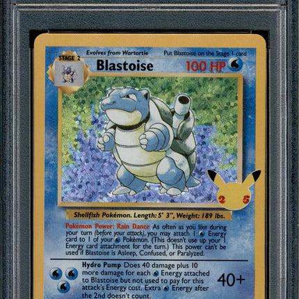 Blastoise - 2/102 - PSA 10 - Holo - Celebrations - Pokemon - 61981